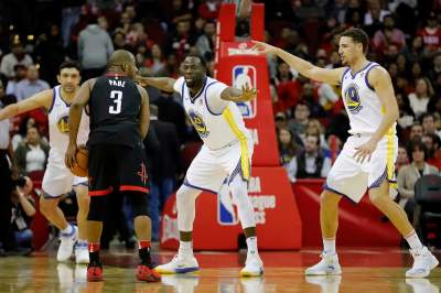 НБА: «Хьюстон» обыграл «Голден Стейт», «Оклахома» разбила «Кливленд»