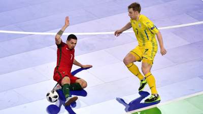 Сборная Украины по футзалу уступила Португалии на Евро-2018