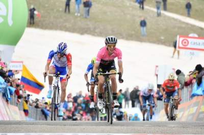 Джиро д’Италия-2018: Йейтс выиграл горный финиш и упрочил лидерство в общем зачете