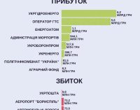 Укрзализныця показала наибольший убыток в первом полугодии среди всех госкомпаний