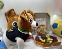 Офіційна продукція пса Патрона на Spielwarenmesse у Нюрнберзі